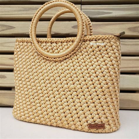 bolsa grande com argola|acessórios para bolsa de croche.